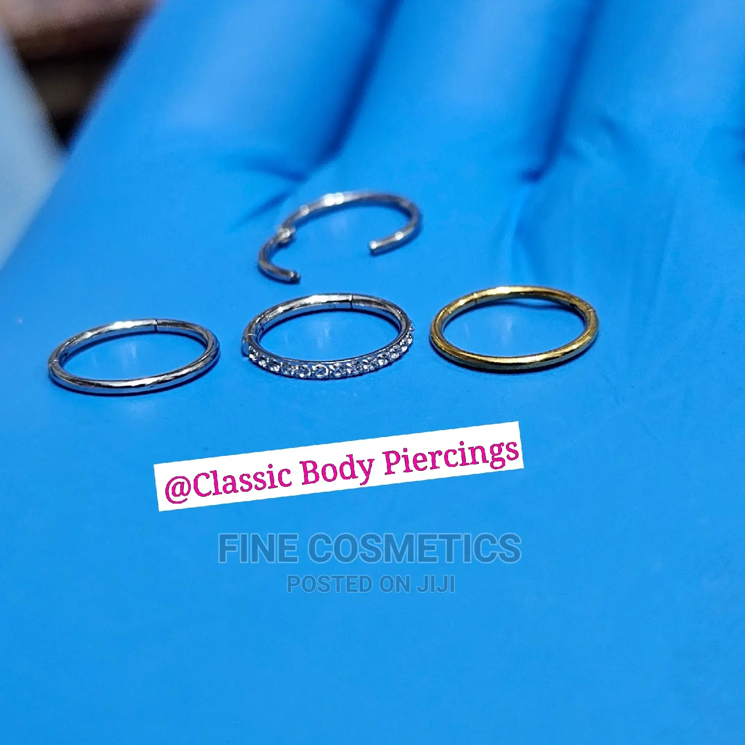 1pc Original Nose Ring Titanium Segment Clicker Seamles Hoop