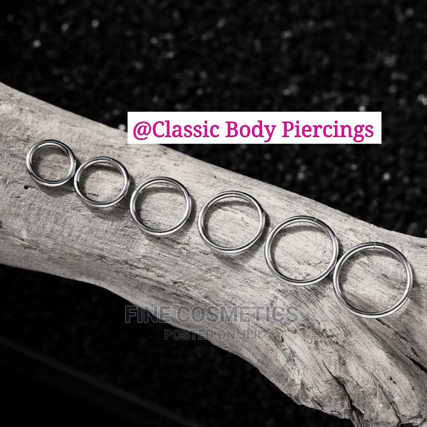 1pc Original Nose Ring Titanium Segment Clicker Seamles Hoop