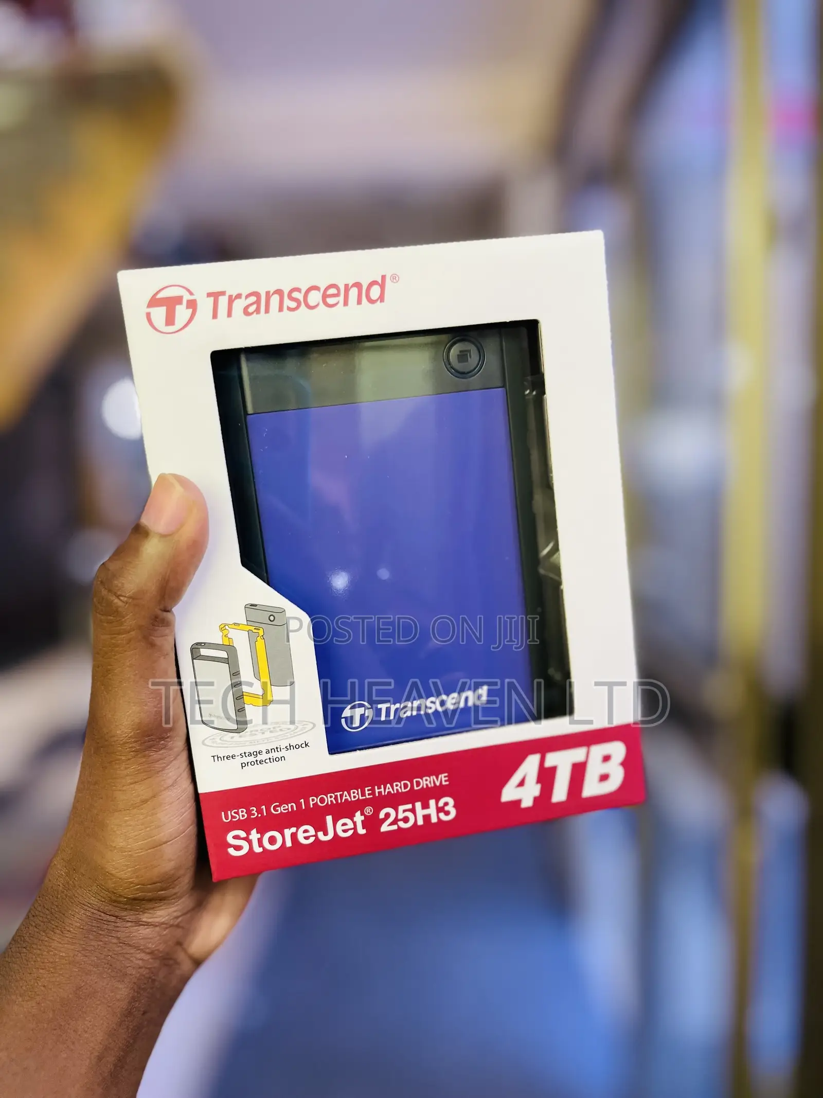 4tb External Transcend Drive Usb 3.1
