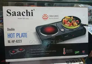 Saachi Double Hotplate Ceramic