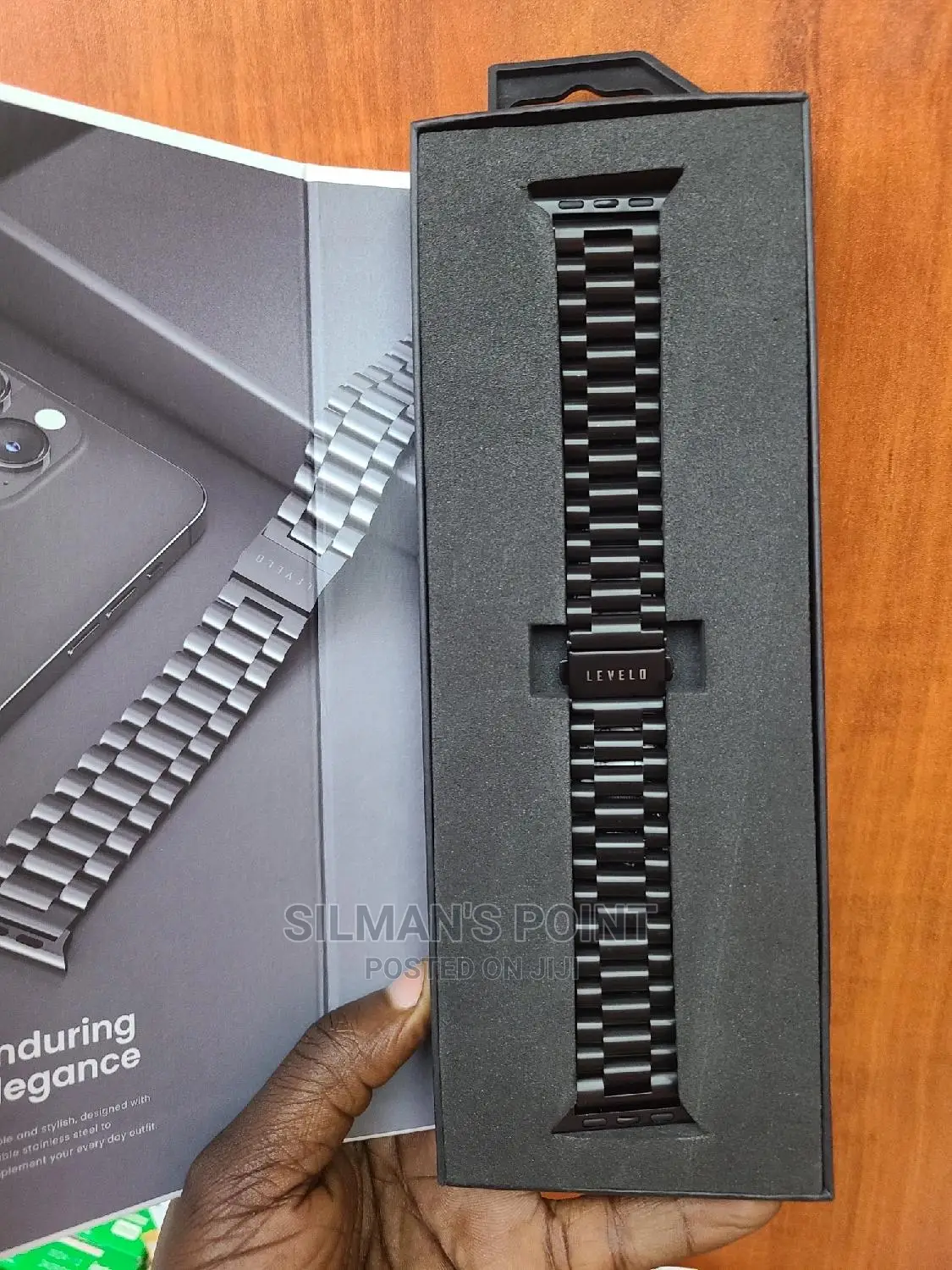 Levelo Daytona Chain Strap for Apple Watch
