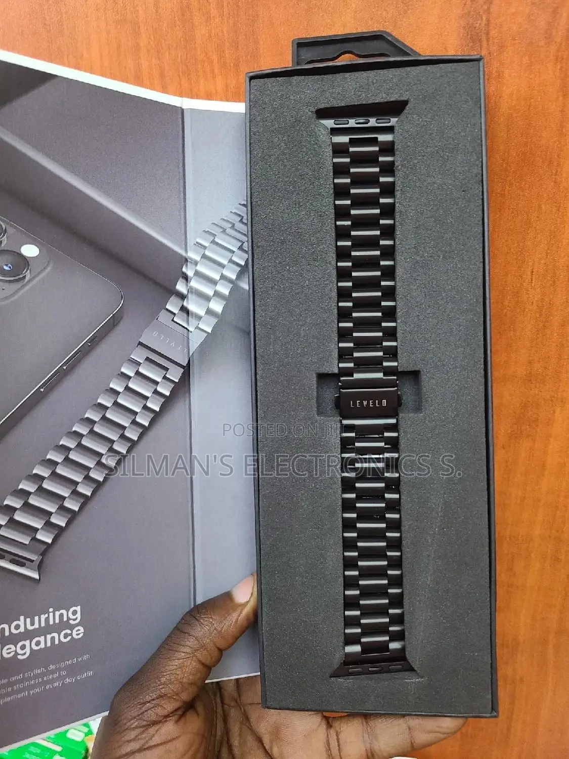 Levelo Daytona Chain Strap for Apple Watch
