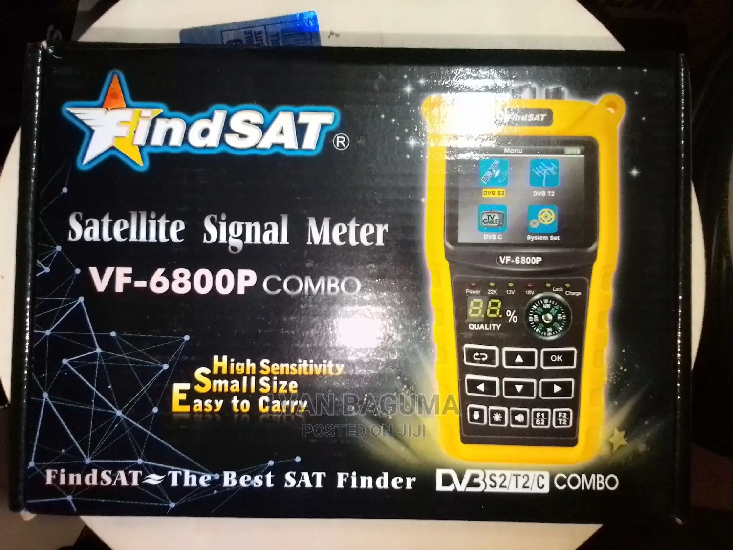 Findsat Satellite Finder Combo - DVB S2 / T2 / C
