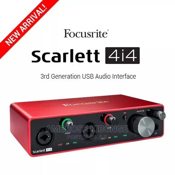 FOCUSRITE Scarlett 4i4 3rd Generation USB Audio Interface