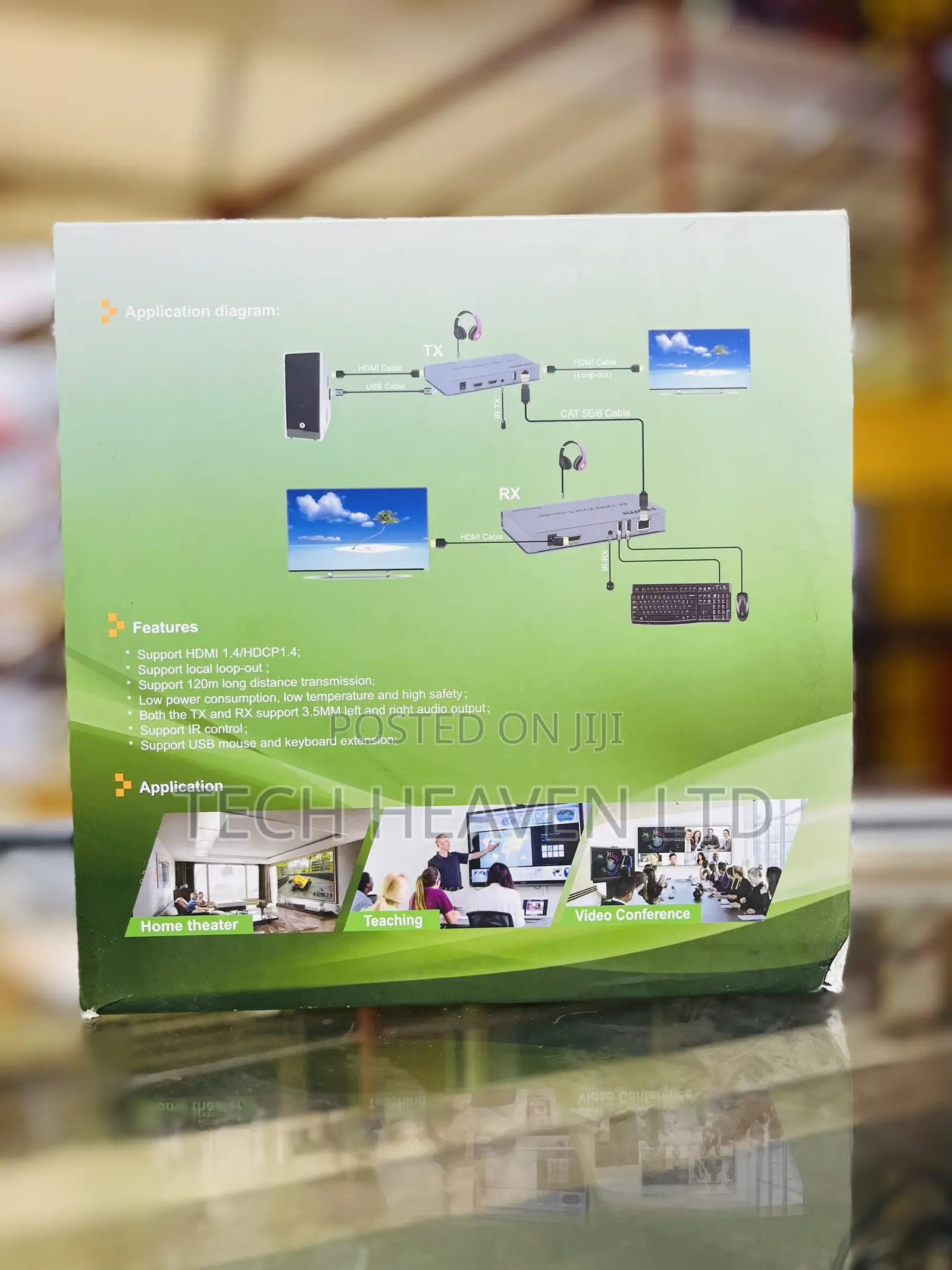 120m Hdmi Extender Over Ethernet With KVM