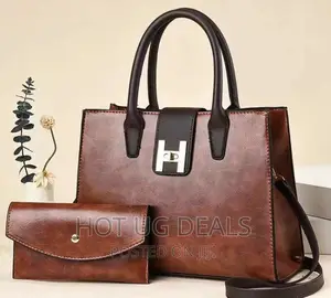 Ladies 2pc Designer Handbags- Multicolor