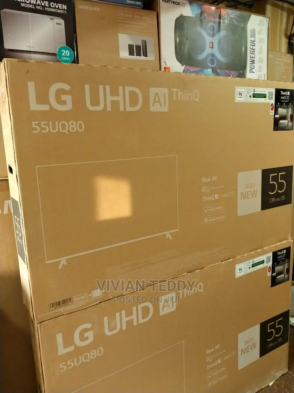 Genuine Lg TV 55" Smart 55uq80