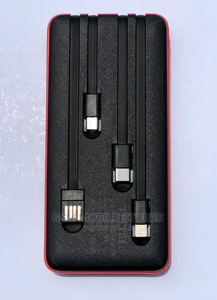 Premium Self Wired Fast Charging Mobile Powerbank 10000mah