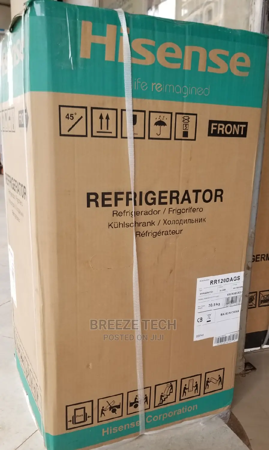 120 LTRS Refrigerator Hisense