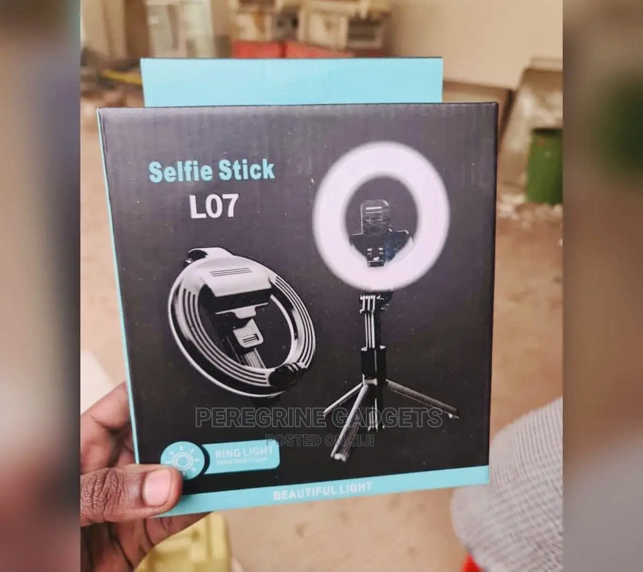 L07 Bluetooth Selfie Stick Tripod With 5inch LED Ring Light