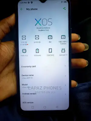 Infinix Hot 12i 64 GB Black
