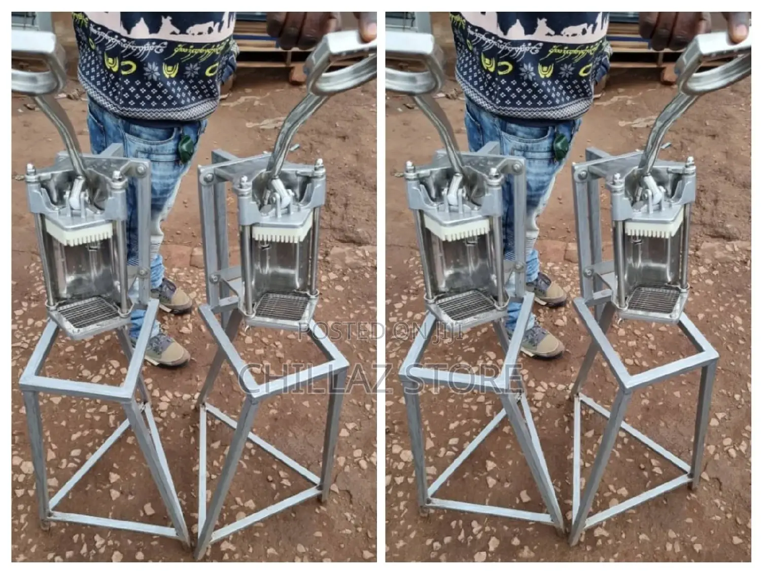 Heavy Duty French Irish Potato Cutter Slicer.