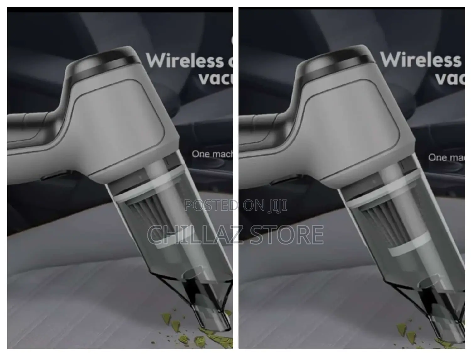 Wireless Car Charging Vacuum Cleaner.