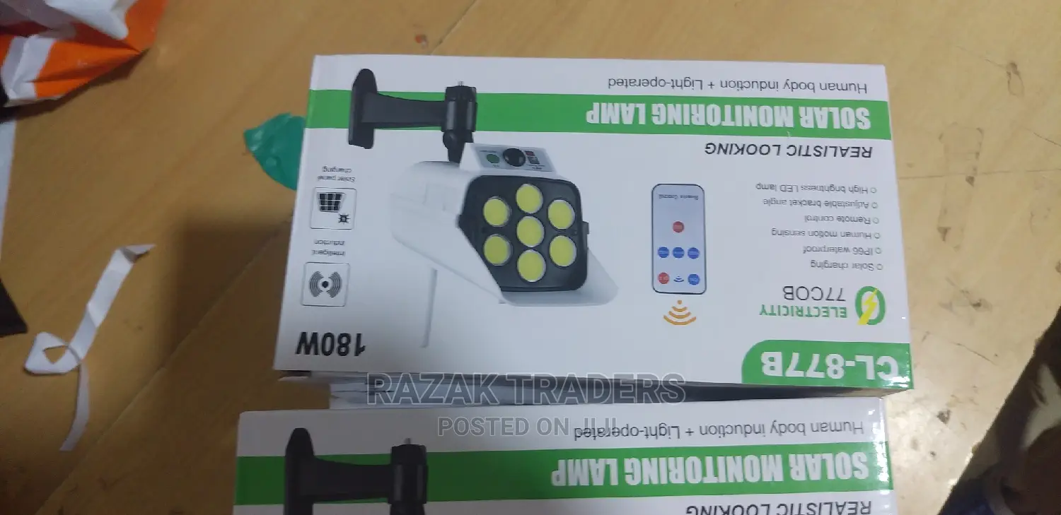 Solar Monitoring Lamp