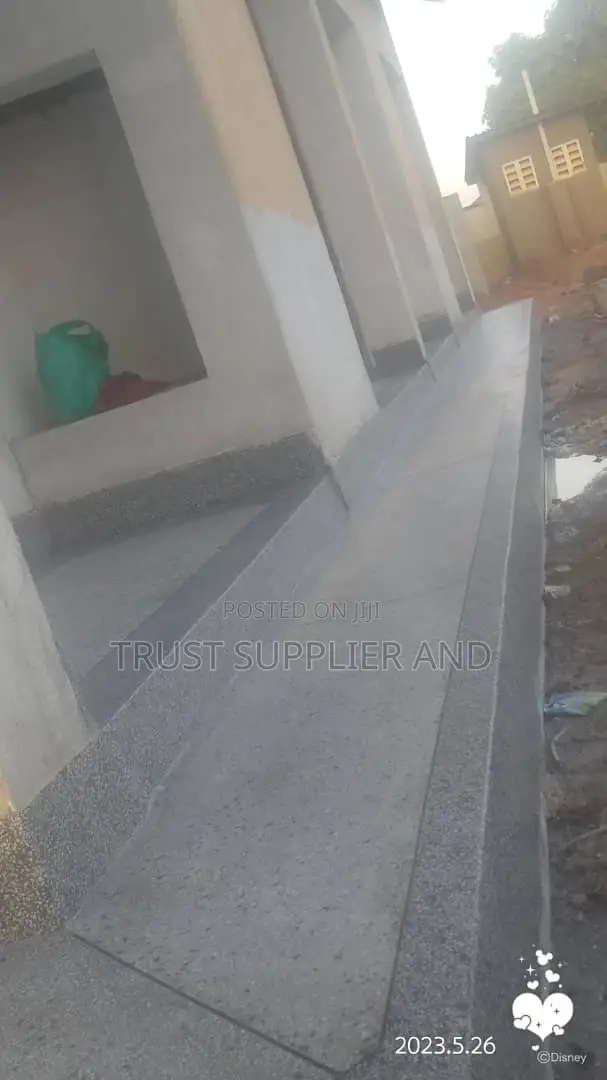 Gypsum Ceiling, Terrazzo Floors