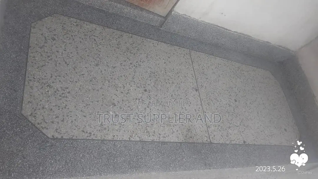 Gypsum Ceiling, Terrazzo Floors
