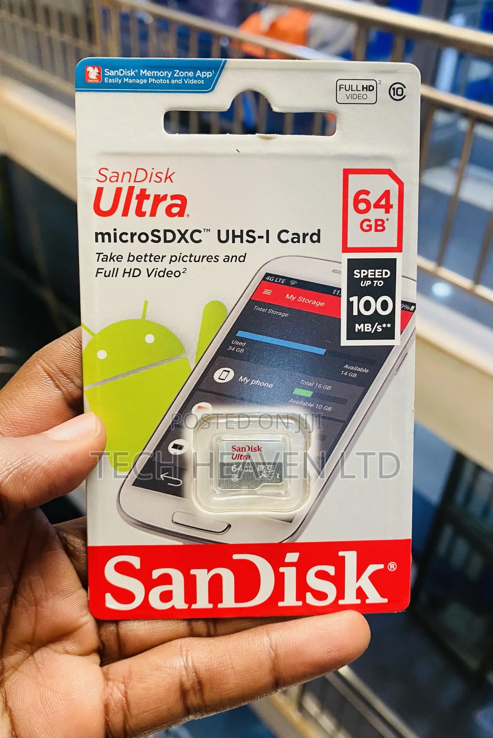 64GB Sandisk Ultra Microsdxc Memory Card