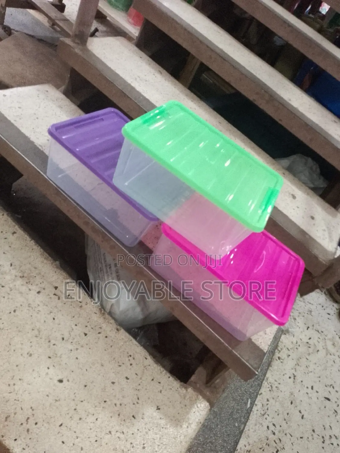 Plastic Storage Containers (Transparent)