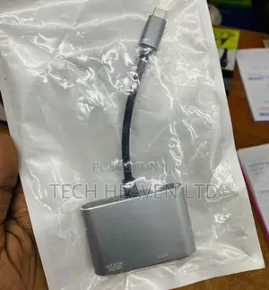 USB C to HDMI and VGA Adapter