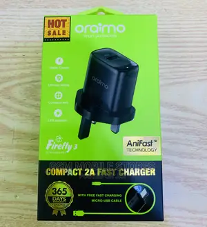 Photo - Oraimo Firefly 3 Fast Charging Adapter + USB -C / iPhone