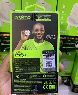 Oraimo Fast Charging Adapter + USB-C Cable