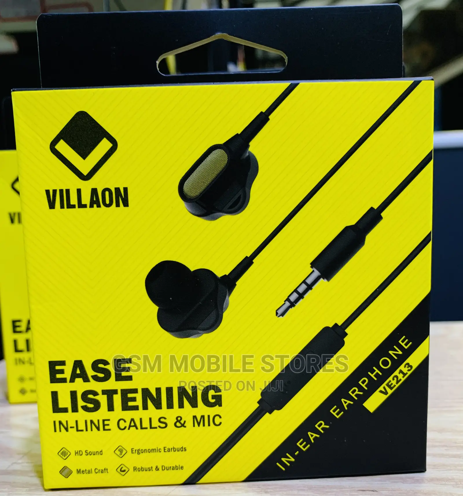 Villaon Ease Listening in-Line Calls Mic HD Soundearphones