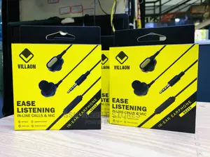 Villaon Ease Listening in-Line Calls Mic HD Soundearphones
