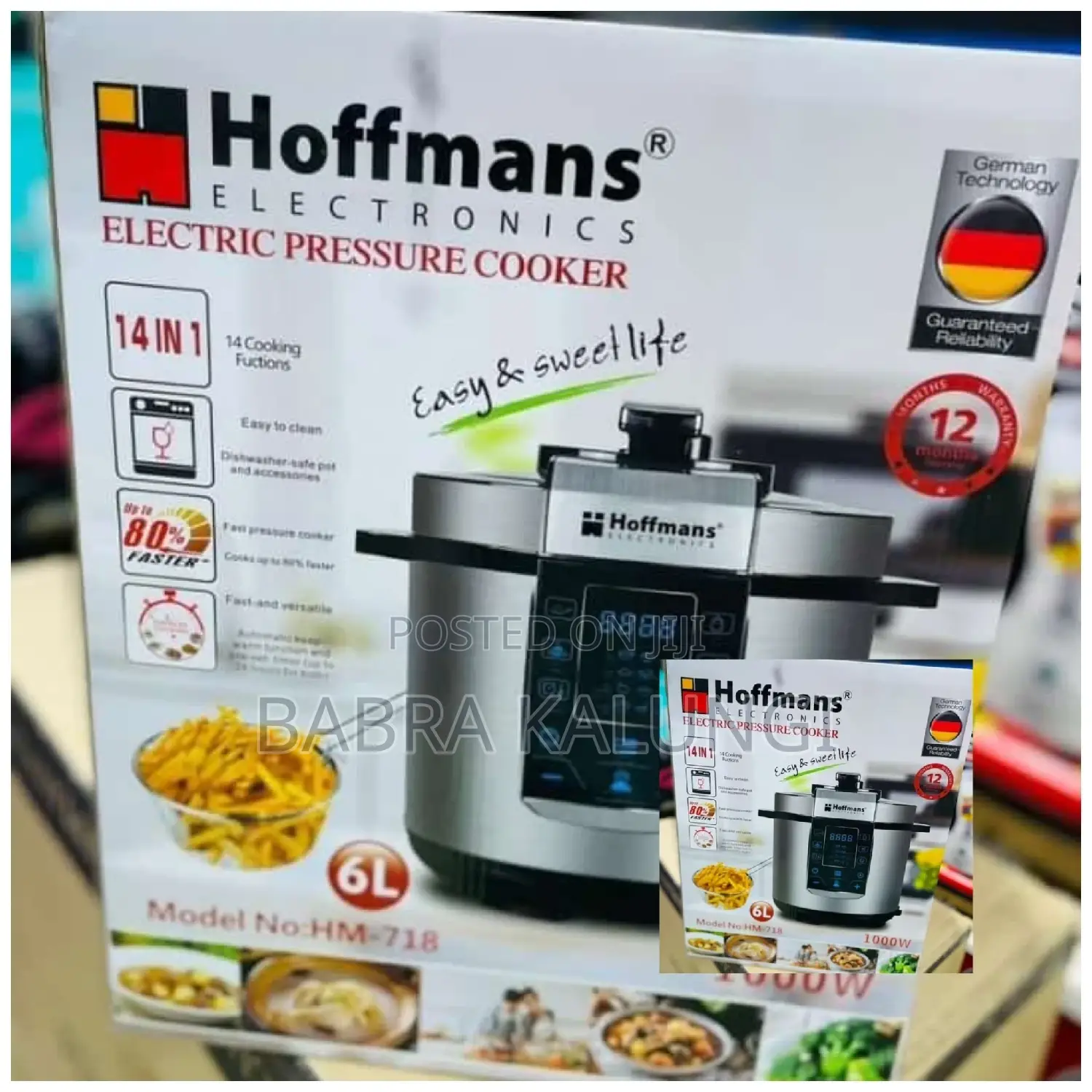 6litres Hoffman Pressure Cooker