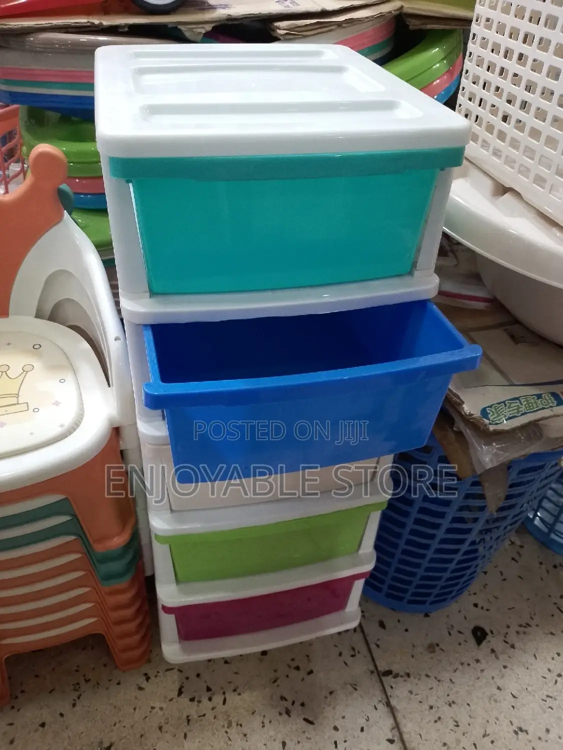 Plastic Kitchen Storage Cabinet Rack