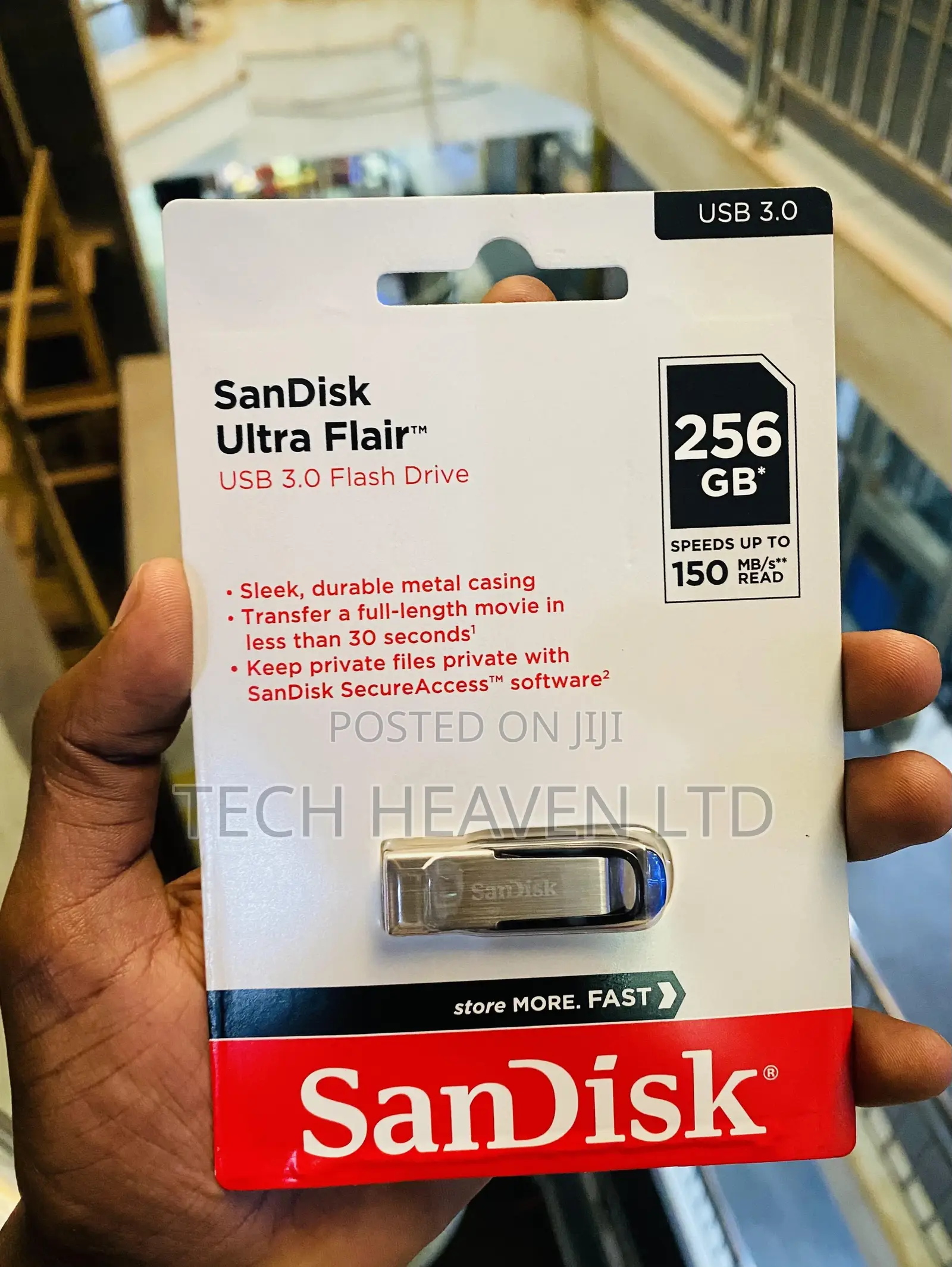 256GB Sandisk Ultra Flair USB 3.0 Flash Drive