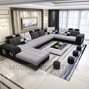 U Sofa With Center Table Call On