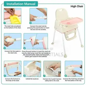 New 3 In 1 Baby High Feeding Chair