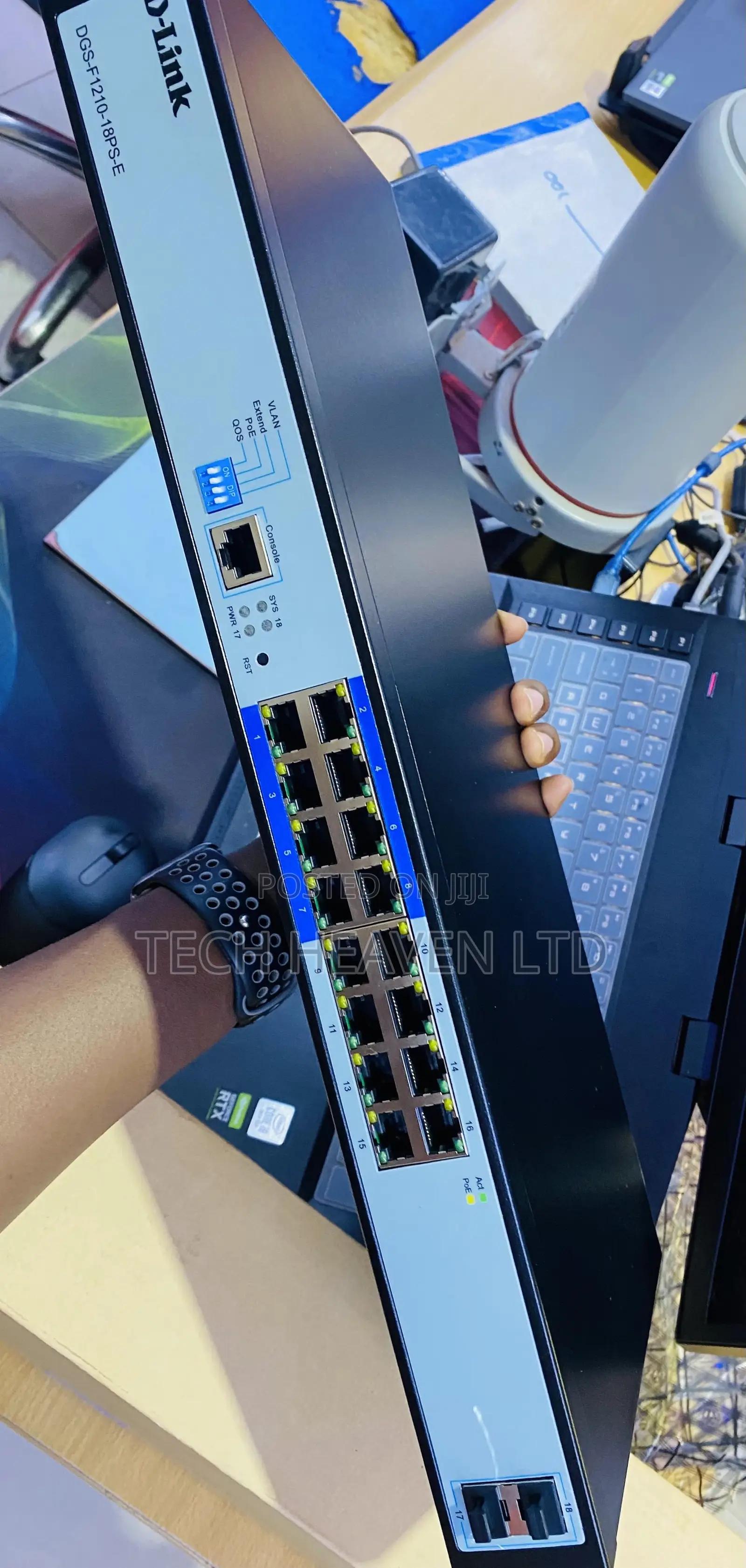 16 Port Poe Gigabit Smart Managed Switch - Dlink