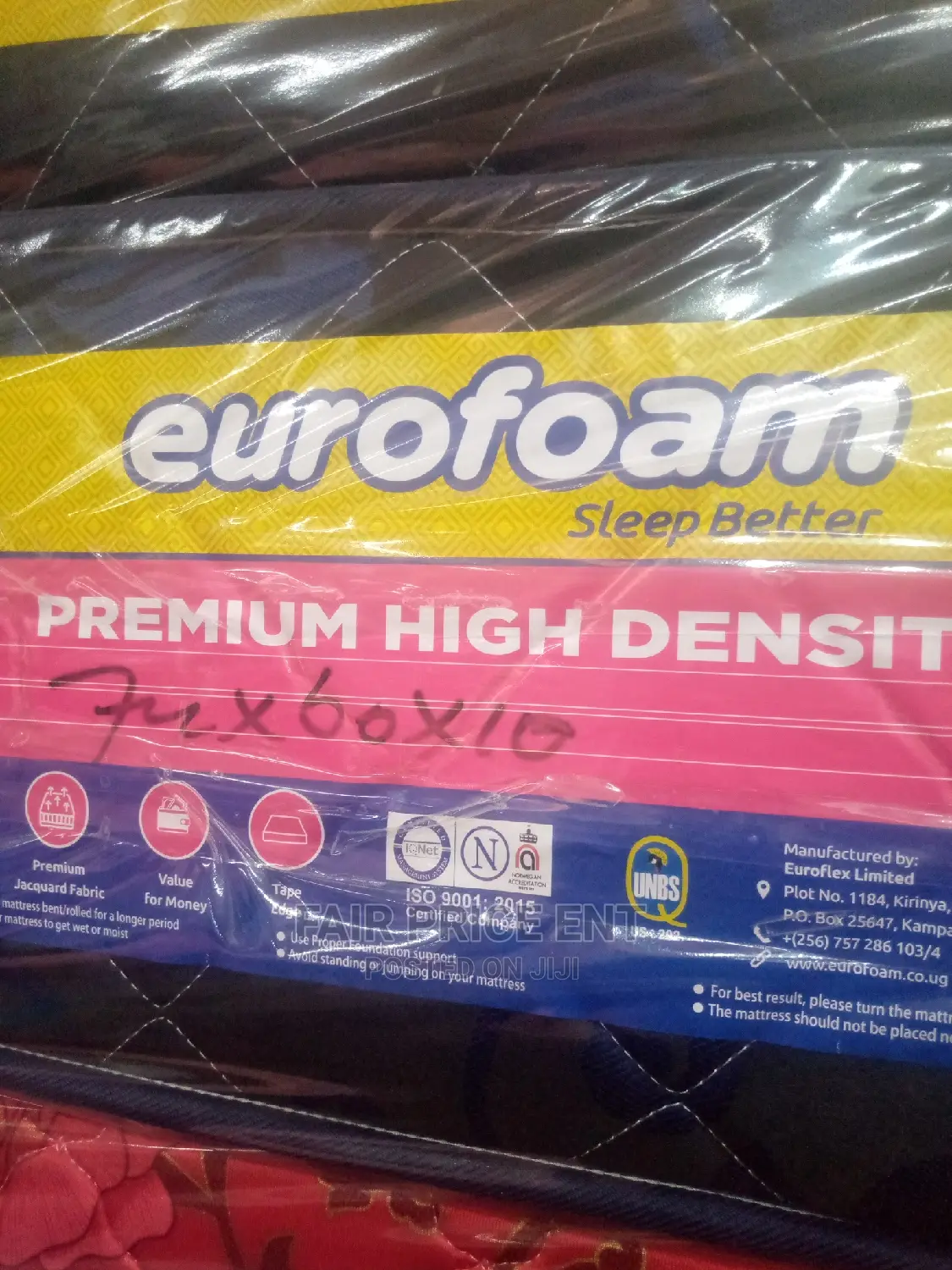 Premium High Density Mattress.5x6x10inches.