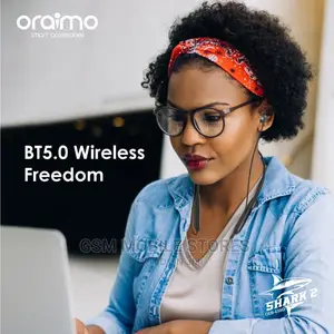 Oraimo Shark 2 Wireless Earphones With Long Battery Life