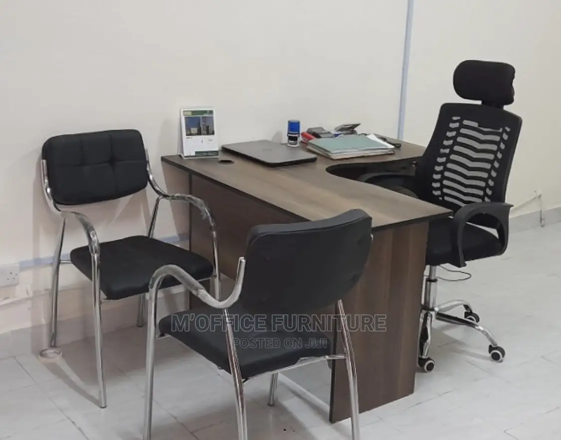 Brand New Office Set (Chair, Table, Waiting Chairs)