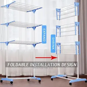Foldable Clothes Drying Rack