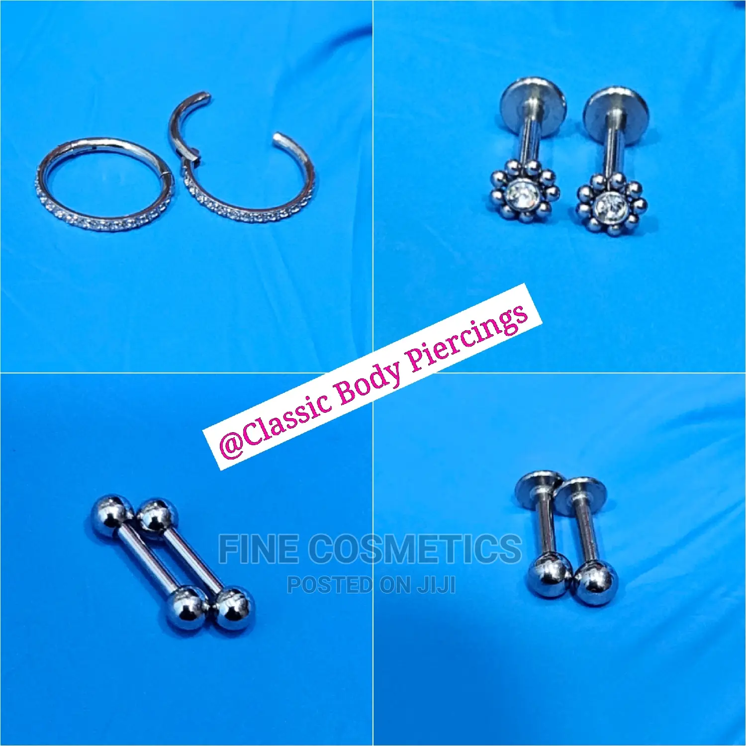 17pairs(34 Earring Set) Silver or Gold Stud Earrings Set