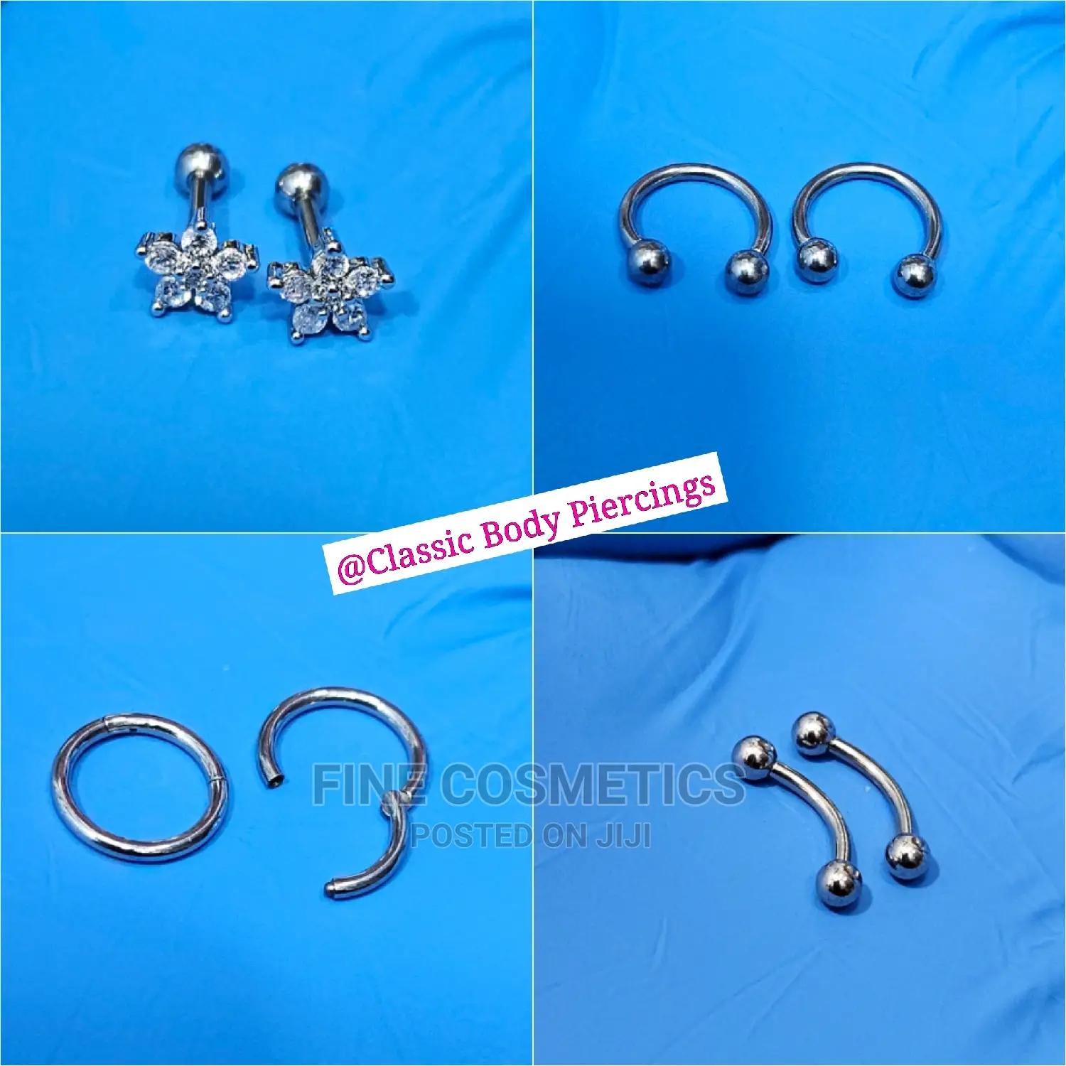 17pairs(34 Earring Set) Silver or Gold Stud Earrings Set