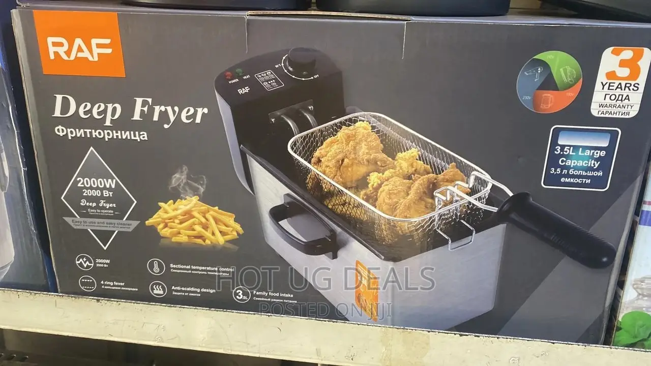 RAF 3.5L Electric Deep Fryer – Stainless Steel- Silver