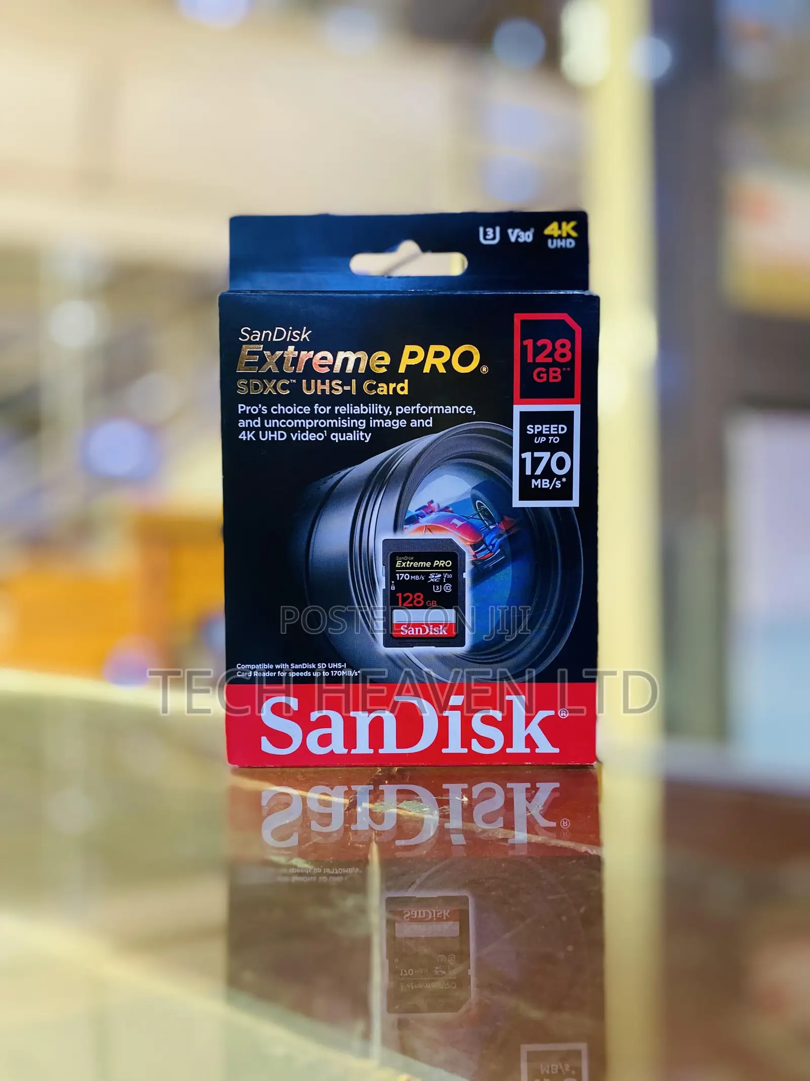 128GB Sandisk Extreme PRO - SDXC UHS-| Memory Card