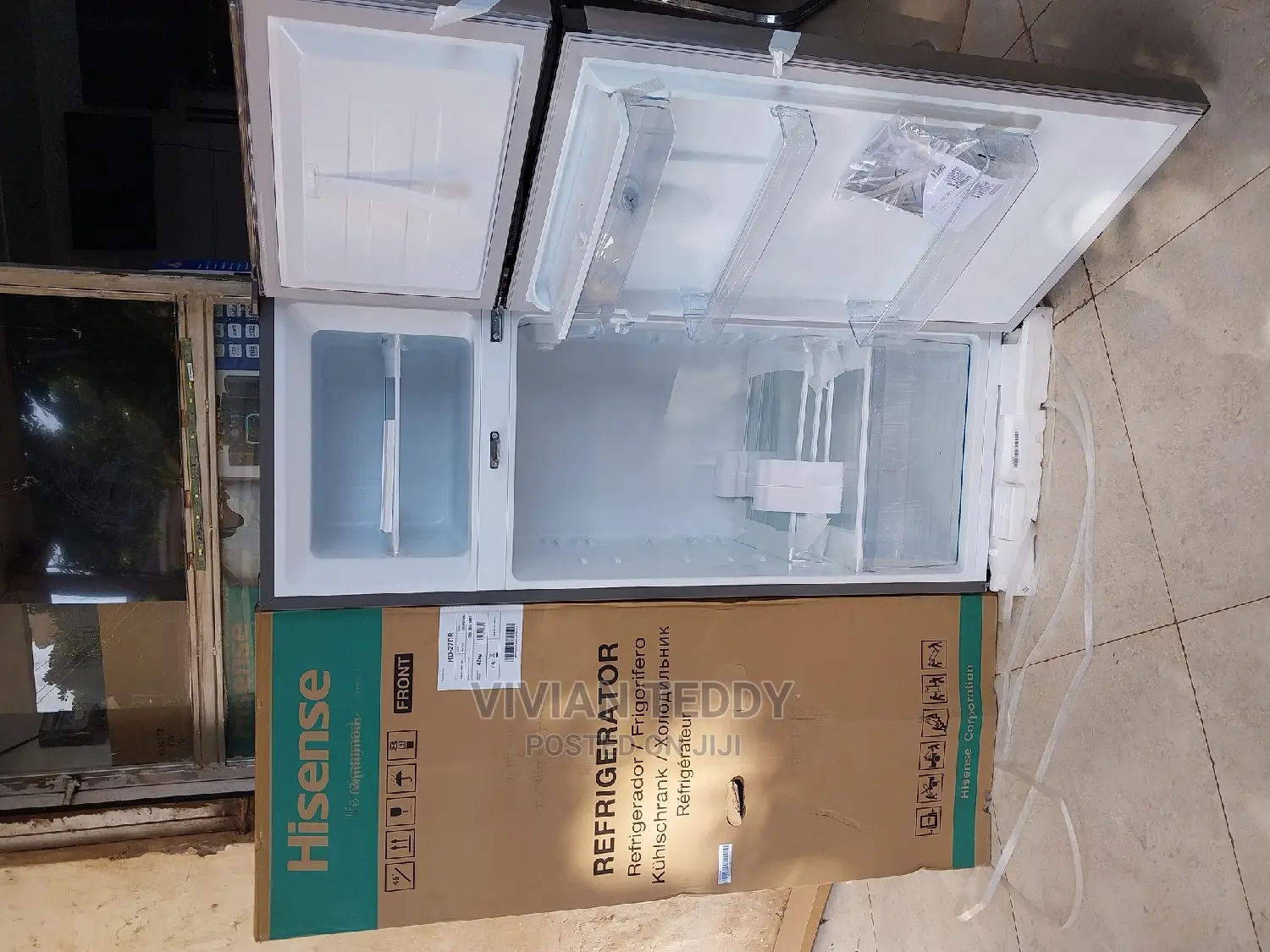 Hisense Fridge 270 Litres Double Door