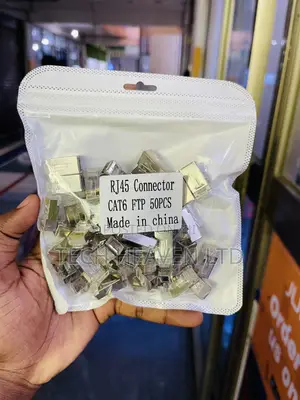 RJ45 Connector CAT6 FTP 50PCS - Metallic / Outdoor