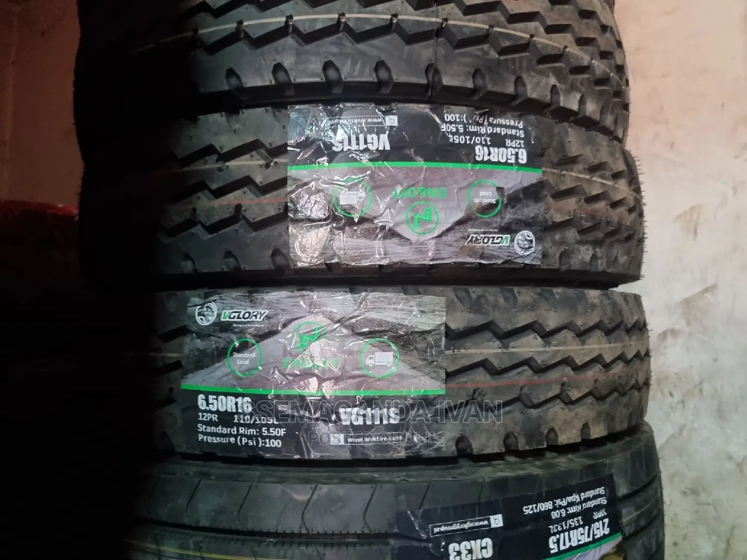 6.50r16 Highway or Front Tires