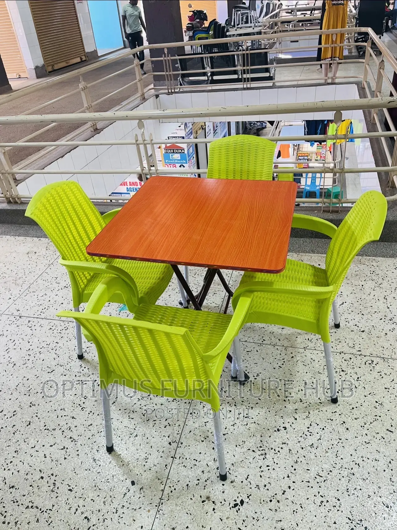 Table and Four Chairs