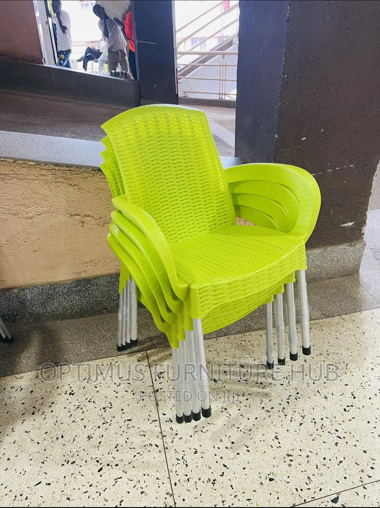 Plastic Chair (Lemon Green)