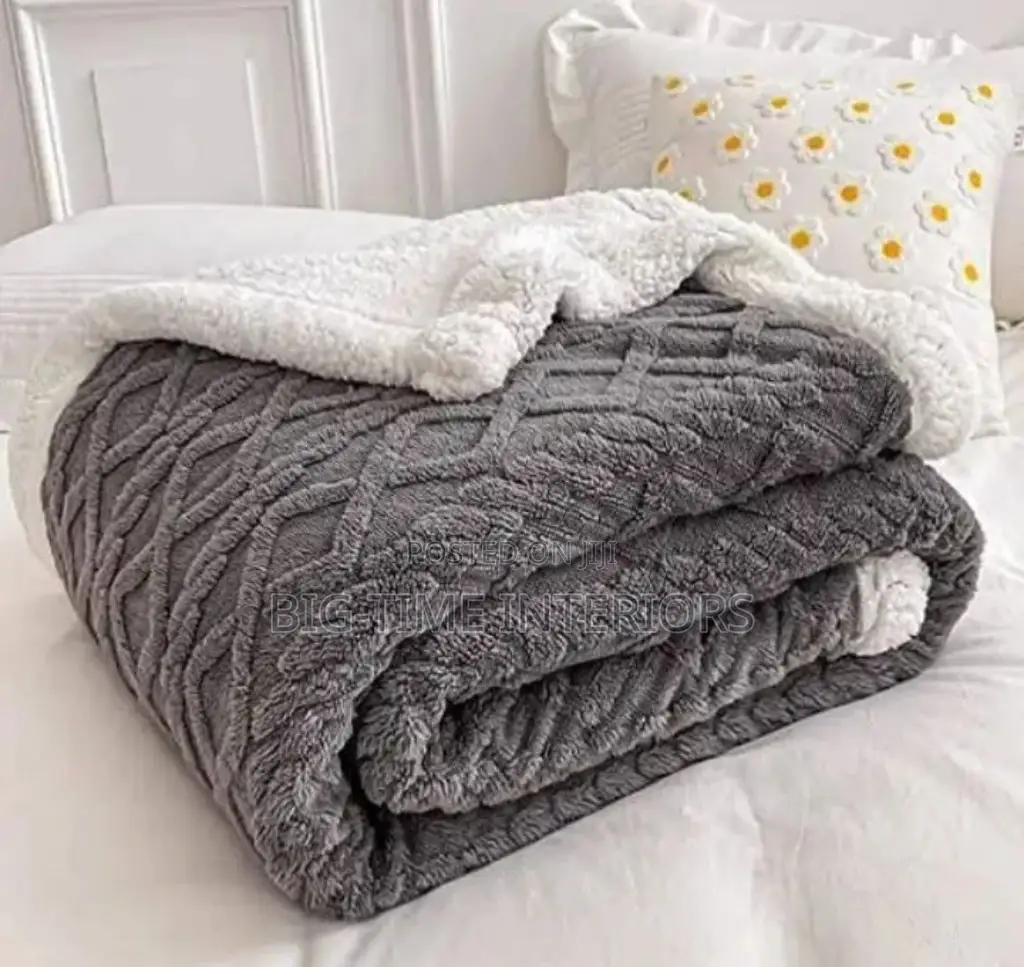 Classy Fleece Blanket- Gray