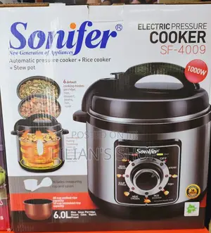 Sonifer 6L Electric Pressure Cooker/Rice Cooker