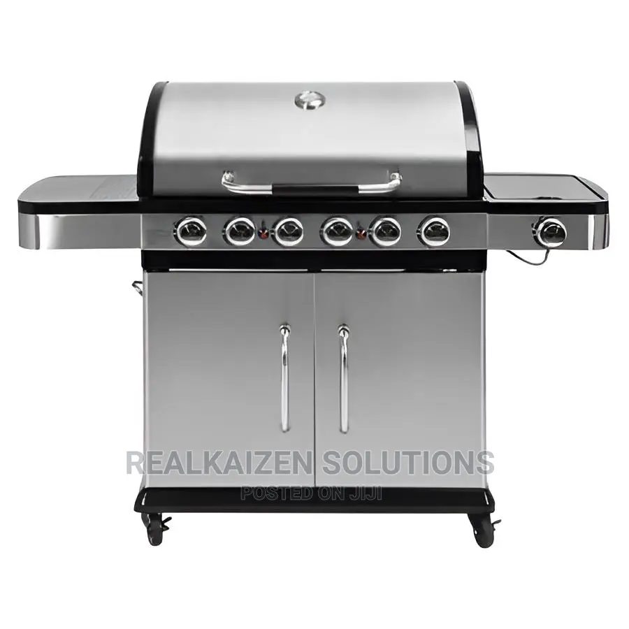 YATO 6+1 Freestanding Stainless Steel Gas Grill