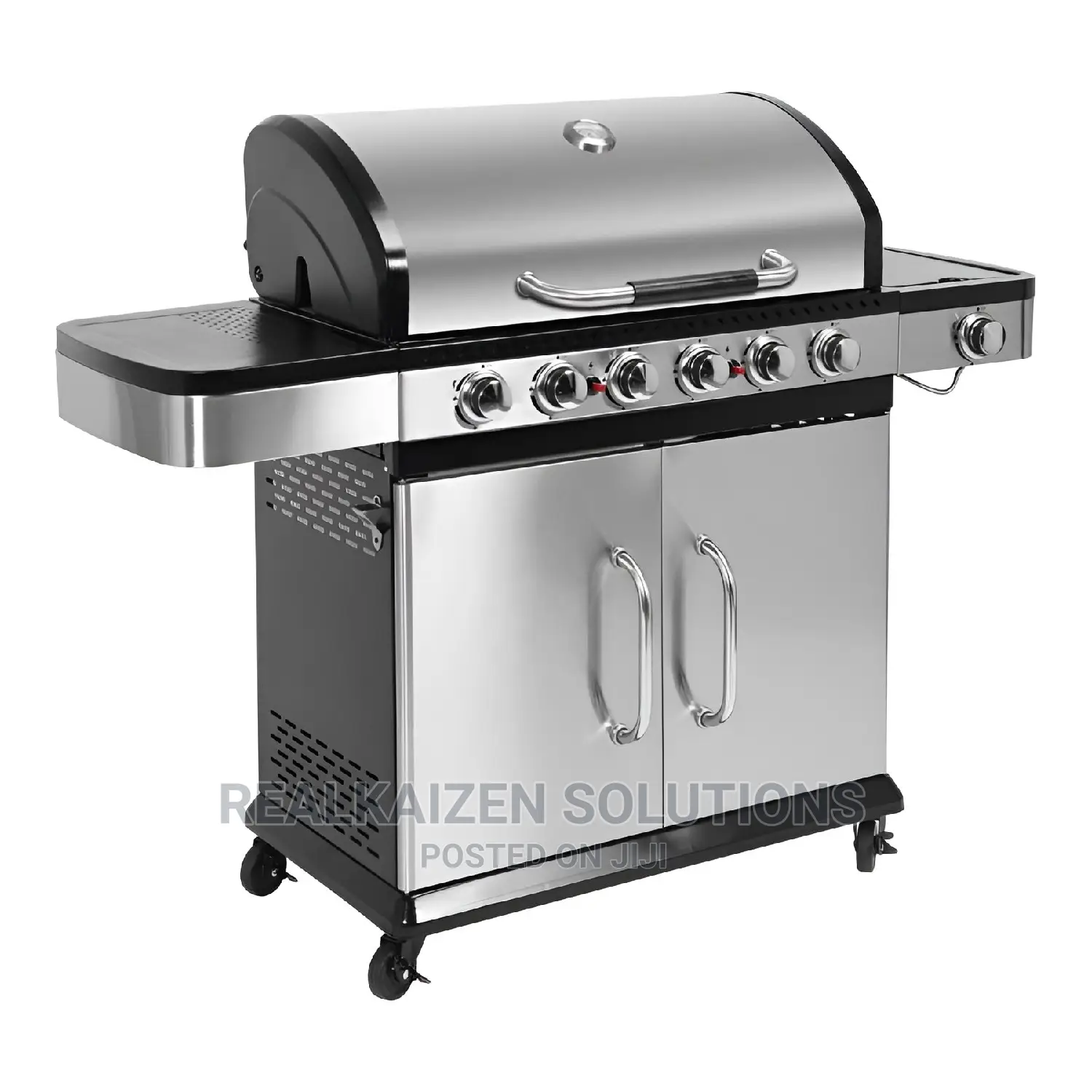 YATO 6+1 Freestanding Stainless Steel Gas Grill